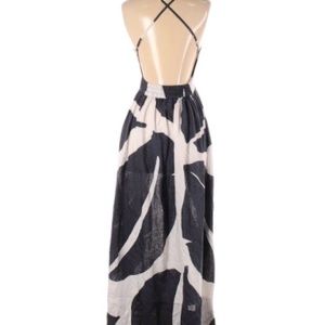 Anthropologie linen dress - very unique